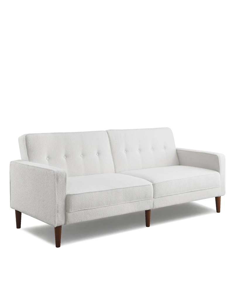 Gold Sparrow 80" Faux Fur Camden Convertible Sofa Bed, Created for Macy's