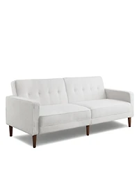 Gold Sparrow 80" Faux Fur Camden Convertible Sofa Bed, Created for Macy's