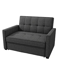 Gold Sparrow 51" Polyester Chandler Convertible Loveseat Bed, Created for Macy's