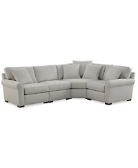 Radley Roll Arm Fabric Sectional Collection Exclusively At Macys