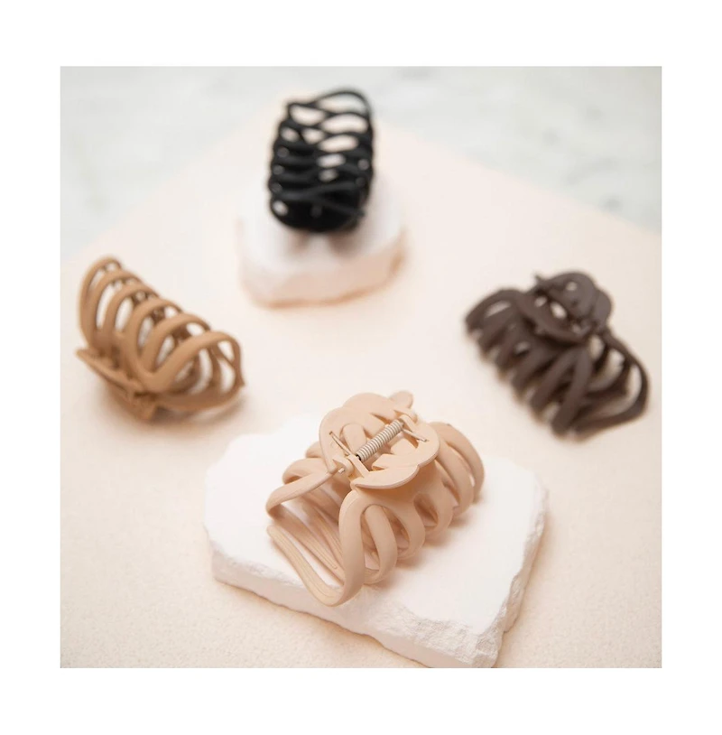 Headbands of Hope Extra Large Matte Claw Clip - Camel