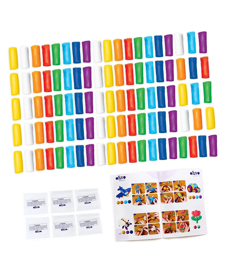 Wise Elk Okto Color Dough Classpack – 96 Packs in 8 Colors (School Supplies) Success