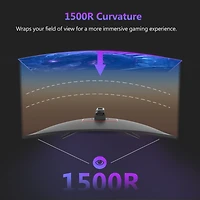 Z-edge UG27H 27 inch 1080P Full Hd 1920 x 1080 300 Hz 1 ms Curved Gaming Monitor, Ultra-Slim Beze