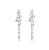 Sohi Women's Bling Drop Earrings