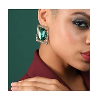 Sohi Women's Frame Drop Earrings