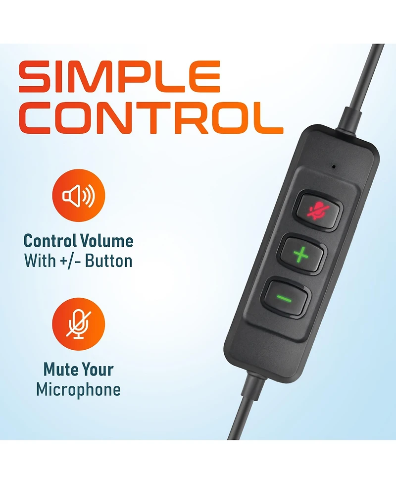 Delton 40Y Usb/Usb-c Mono Headset with Noise Canceling Mic (DWH40YAC)