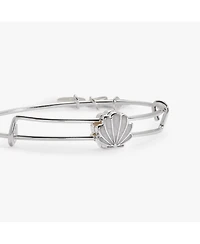 Mother of Pearl Shell Inline Bangle Bracelet
