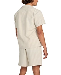 Guess Men's Fletcher Short Sleeve Button-Front Camp Shirt