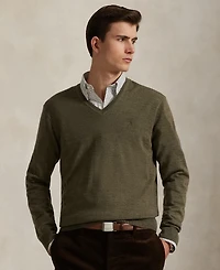 Polo Ralph Lauren Men's Washable Wool V-Neck Sweater