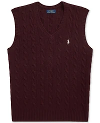 Polo Ralph Lauren Men's Cable-Knit Wool-Cashmere Sweater Vest