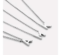 Ana Luisa Silver Initial Necklace - Letter