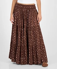 Lucky Brand Women's Broomstick Cotton Maxi Skirt
