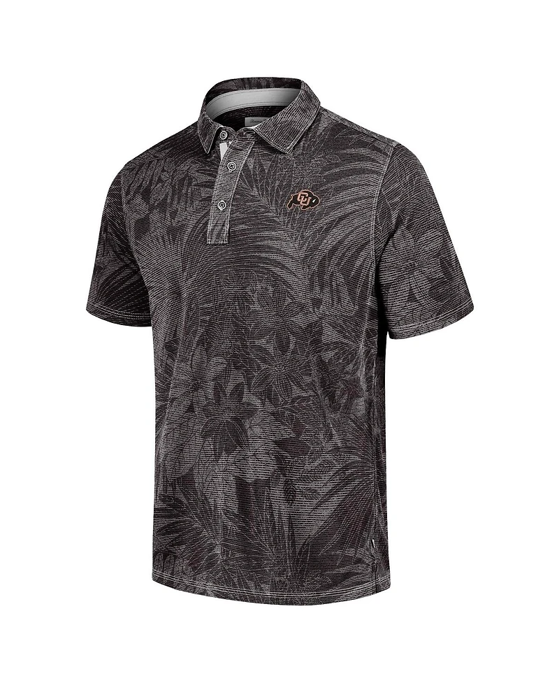 Tommy Bahama Men's Black Colorado Buffaloes Sport Santiago Paradise Polo Shirt