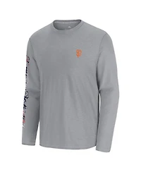 Tommy Bahama Men's Gray San Francisco Giants Tropic Curveball Lux Long Sleeve T-Shirt