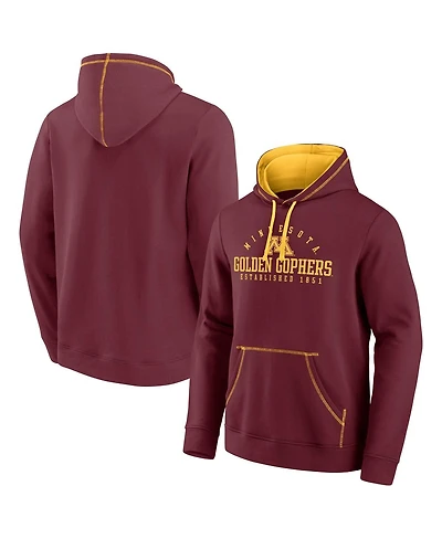Fanatics Men's Maroon Minnesota Golden Gophers Toppler Fleece Pullover Hoodie