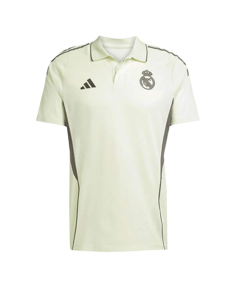 Adidas Men's Light Green Real Madrid 2025/26 Training Polo Shirt
