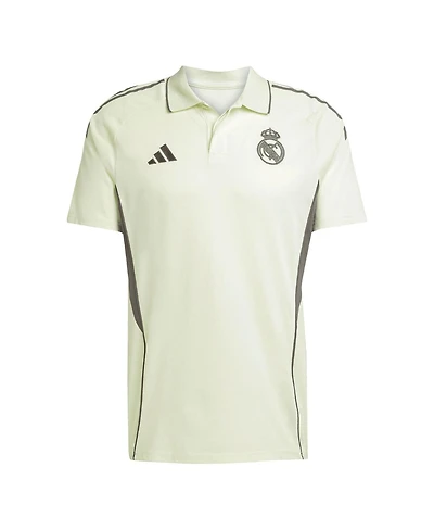 Adidas Men's Light Green Real Madrid 2025/26 Training Polo Shirt