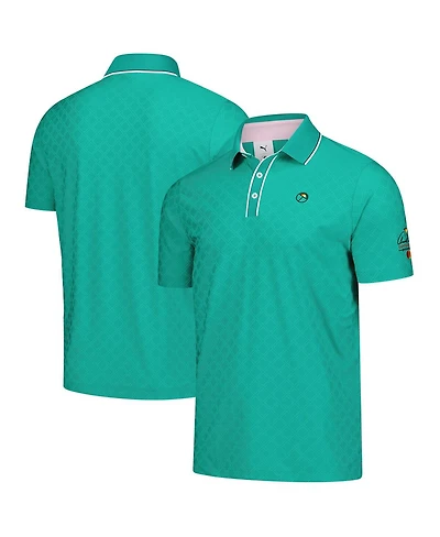 Puma Men's Arnold Palmer Invitational Tipped Jacquard Polo Shirt