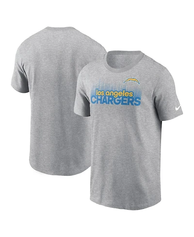 Nike Men's Heather Gray Los Angeles Chargers Local Essential T-Shirt