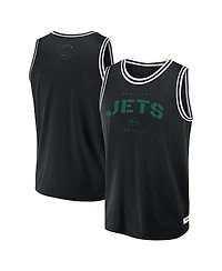 Fanatics Men's Black New York Jets Elements Future Ground Jersey Tank Top