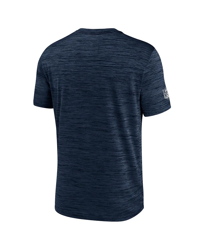 Nike Men's Navy Dallas Cowboys Sideline Velocity Performance T-Shirt
