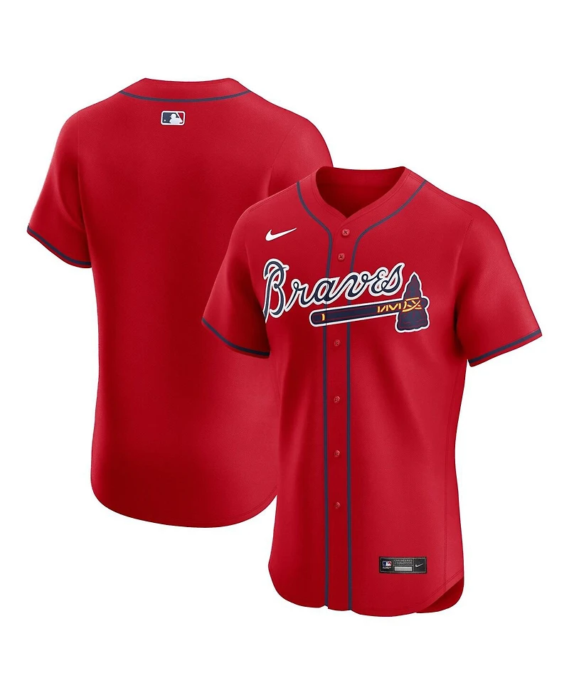 Nike Men's Red Atlanta Braves Alternate Elite Jersey