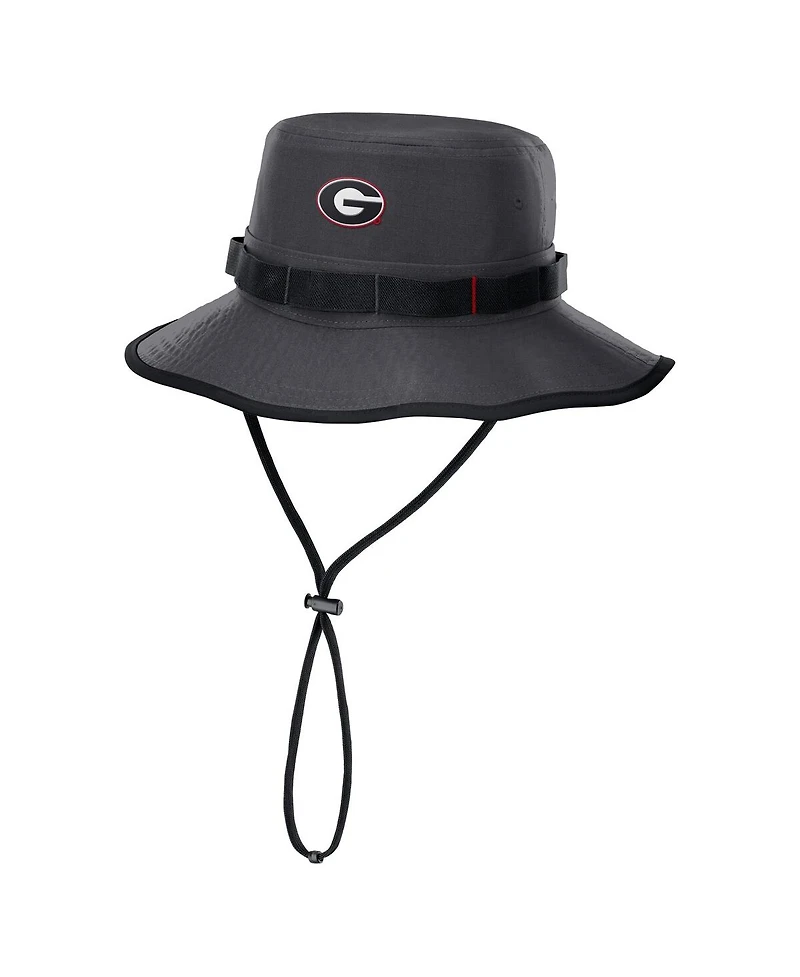 Nike Men's Black Georgia Bulldogs 2025 Sideline Apex Boonie Bucket Hat