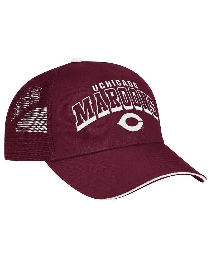 Colosseum Men's Maroon UChicago Maroons Wyatt Primary Team Trucker Adjustable Hat