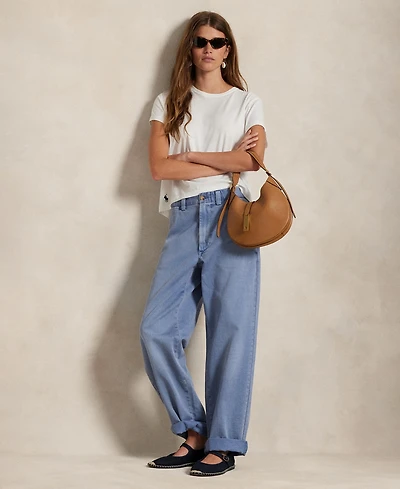 Polo Ralph Lauren Women's Cotton Chino Straight-Leg Pants