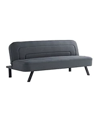 Serta 66.1" Polyester Forrest Convertible Futon