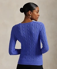 Polo Ralph Lauren Women's Cable-Knit Cotton Crewneck Sweater