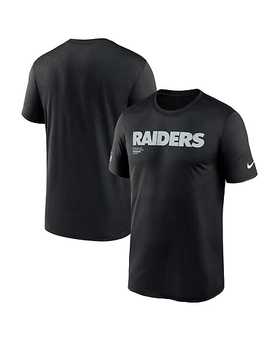Nike Men's Black Las Vegas Raiders Sideline Legend Performance T-Shirt