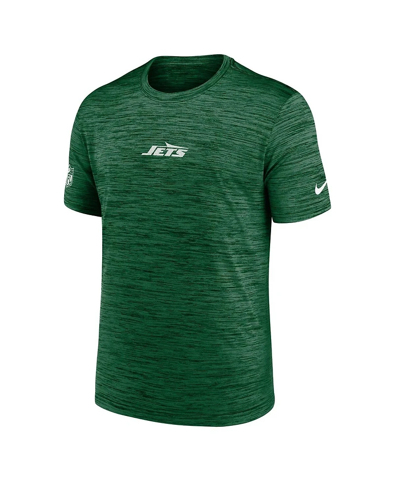 Nike Men's Green New York Jets Sideline Velocity Performance T-Shirt