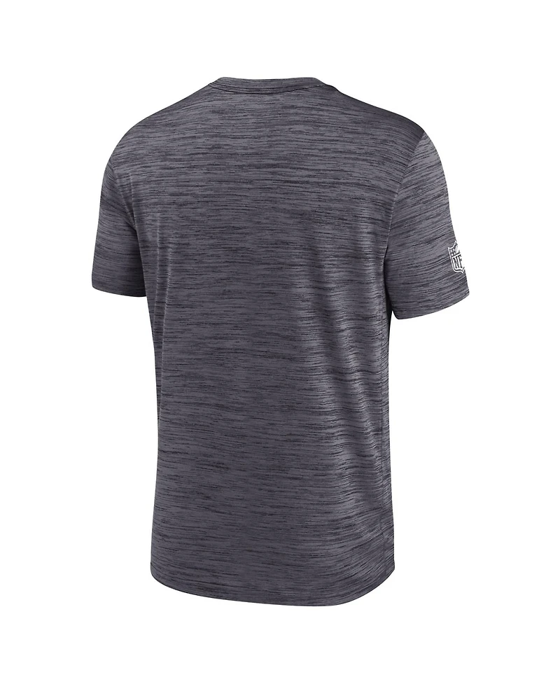 Nike Men's Black Las Vegas Raiders Big Tall Sideline Velocity Performance T-Shirt