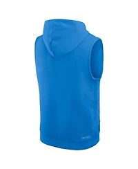 Nike Men's Powder Blue Los Angeles Chargers Sideline Performance Sleeveless Pullover Hoodie