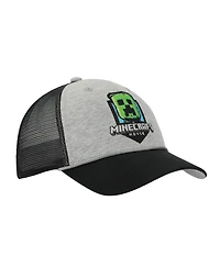 Minecraft Boys Creeper Youth Adjustable Baseball Cap
