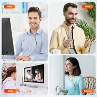 Delton 10E Usb A Wired Computer Headset with Microphone, 8ft Cord (DWH10E)