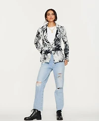blue revival Women's Removable Denim Insert Helen Blazer