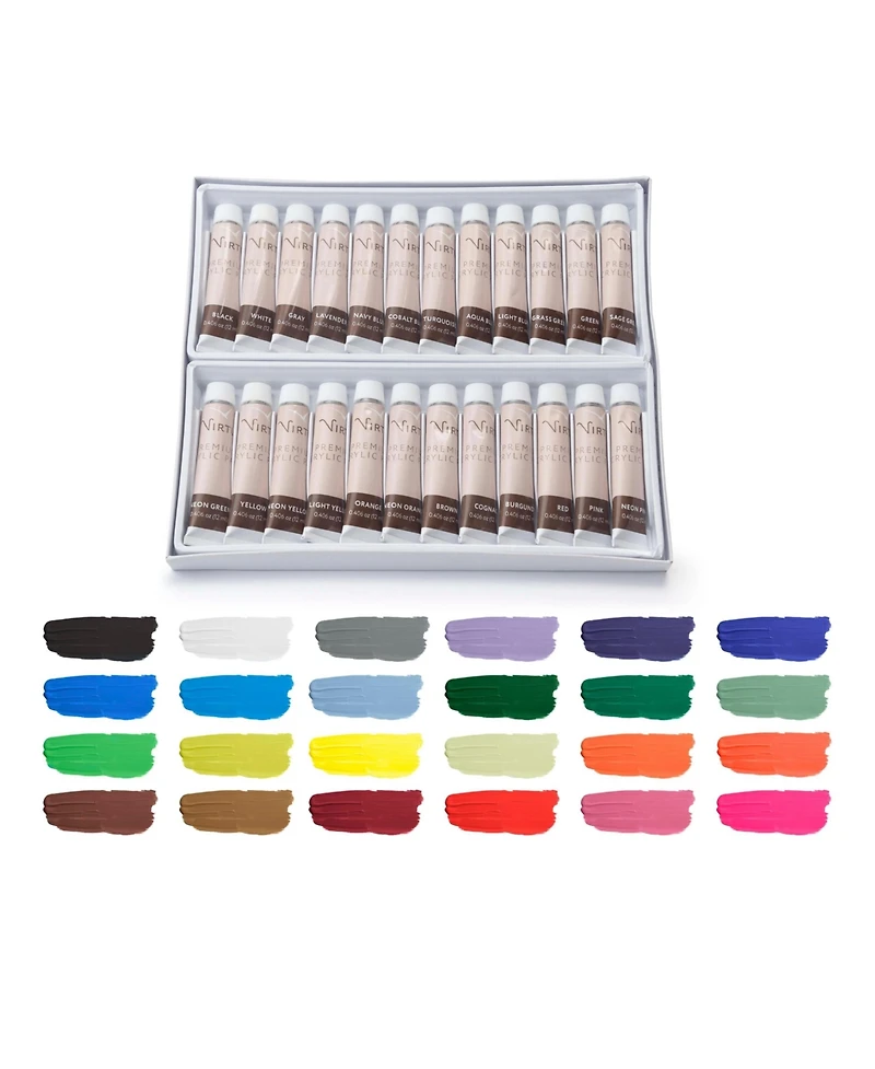 Hearth & Harbor 34-pc Acrylic Paint Set