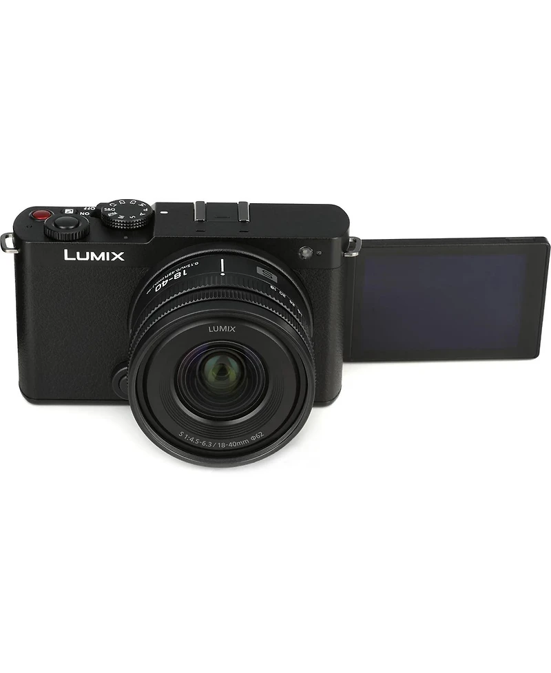 Panasonic Lumix S9N Full Frame Compact and Lightweight Mirrorless Interchangeable Lens Camera with S 18-40mm Lens Kit (Black)