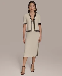 Donna Karan New York Women's 2-Piece Sheath Dress & Cover-Up