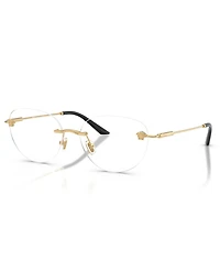 Versace Women's Round Eyeglasses, VE1305