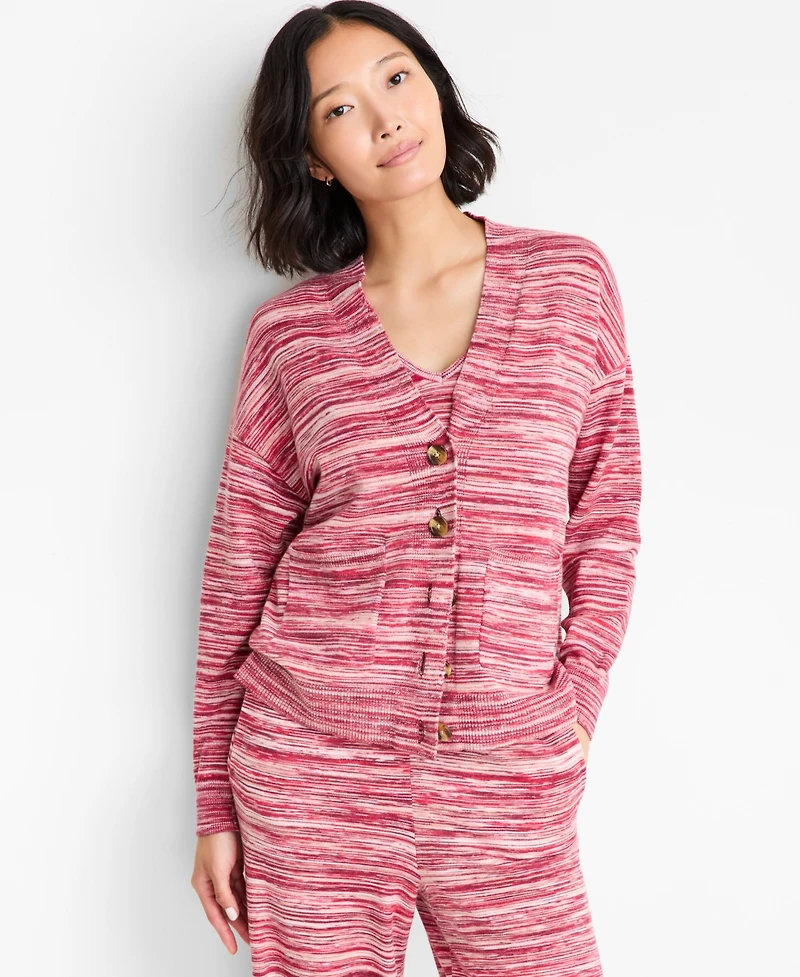 State of Day Women's Space-Dye Sweater Tank Pajama Set, Macy's Exclusive