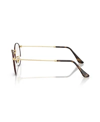 Ray-Ban Unisex Round Metal Optics Eyeglasses, RB3447V