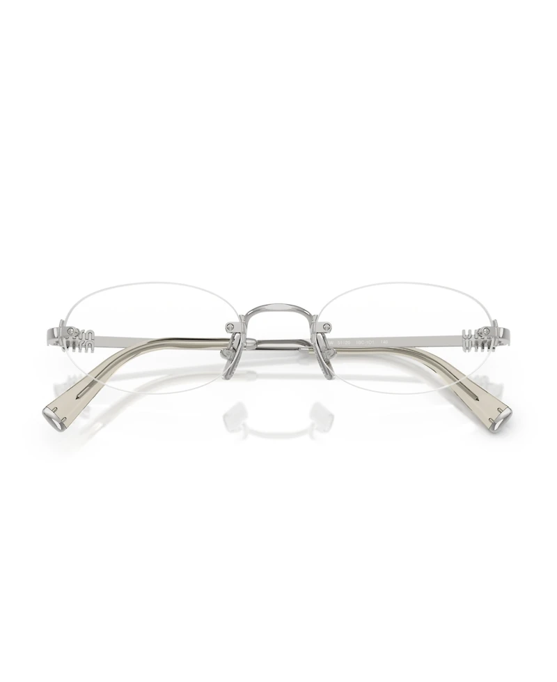 Miu Miu Women's Oval Eyeglasses, Mu 53WV