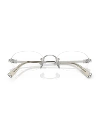 Miu Miu Women's Oval Eyeglasses, Mu 53WV