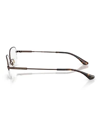 B by Brooks Brothers Men's Rectangle Eyeglasses, BB1121