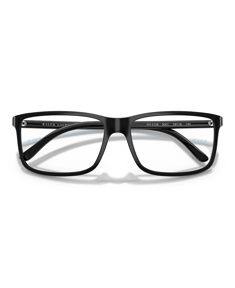 Polo Ralph Lauren Men's Rectangle Eyeglasses, PH2126