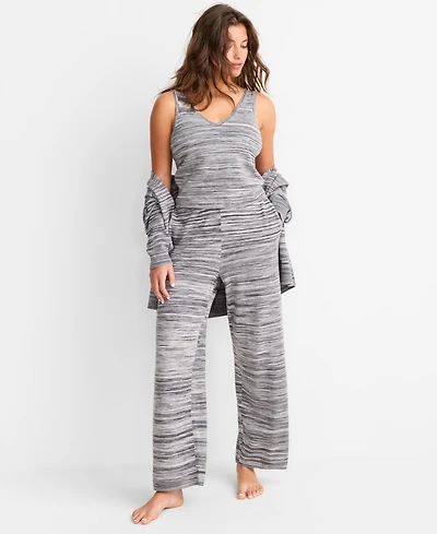 State of Day Women's Space-Dye Sweater Tank Pajama Set, Macy's Exclusive