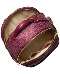 Michael Kors Sable Large Printed Signature Logo Backpack